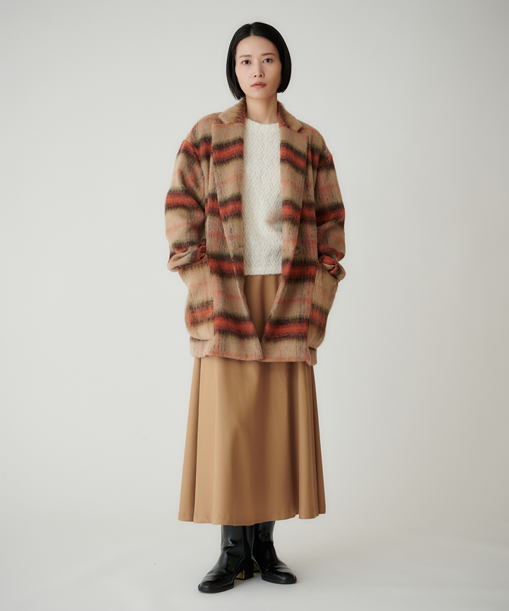 ダイヤジャガードクルーネックインナー