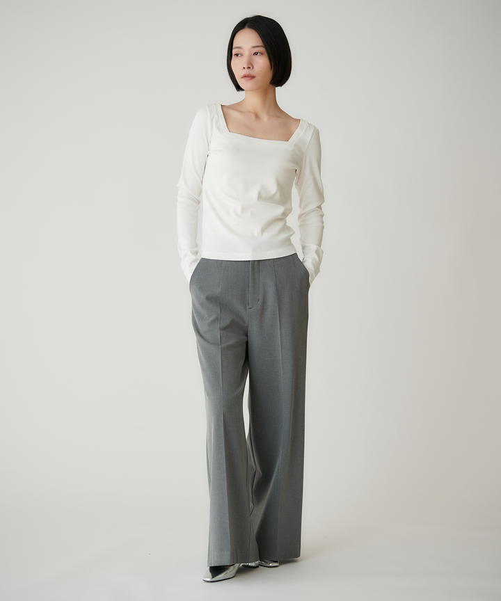 TRストレッチワイドパンツ