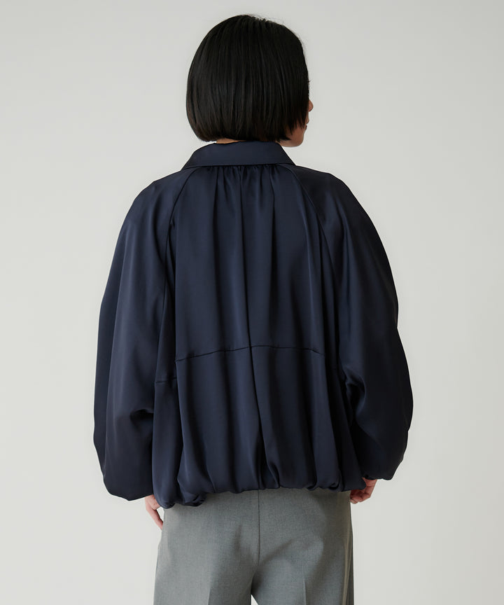 ヴィンテージサテン衿付きブルゾン