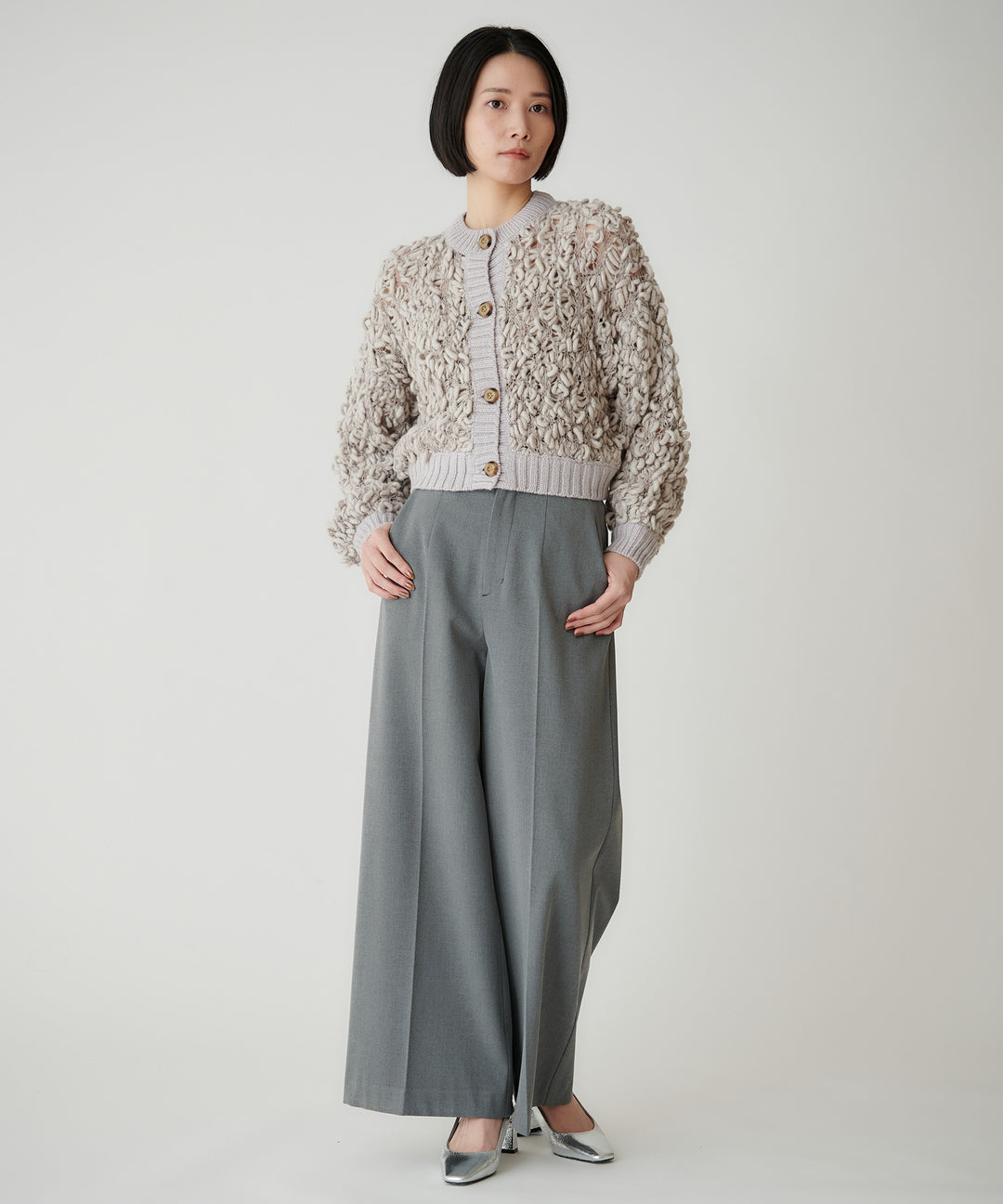 TRストレッチワイドパンツ