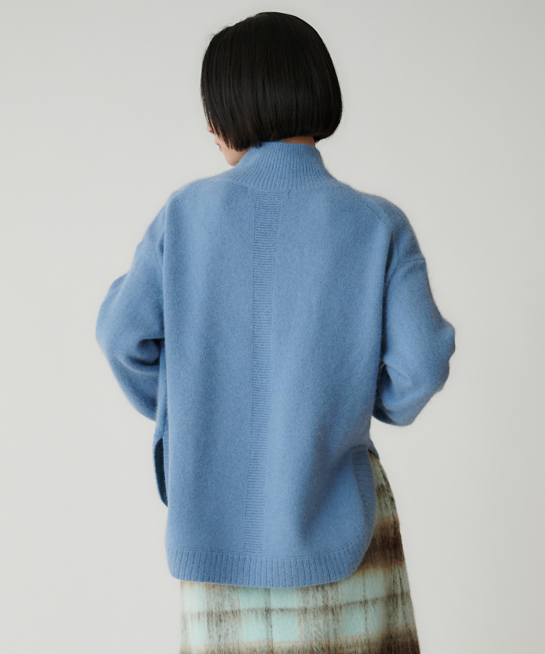 FOX混ラウンドヘムニットプルオーバー – FACE SANS FARD