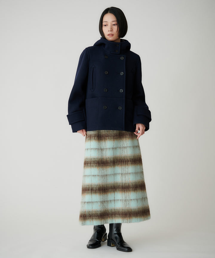 ライトシャギーAラインミニスカート