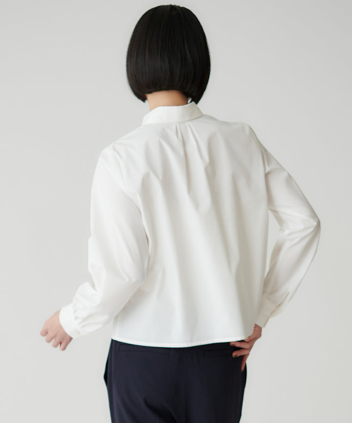 ピンタックシャツブラウス