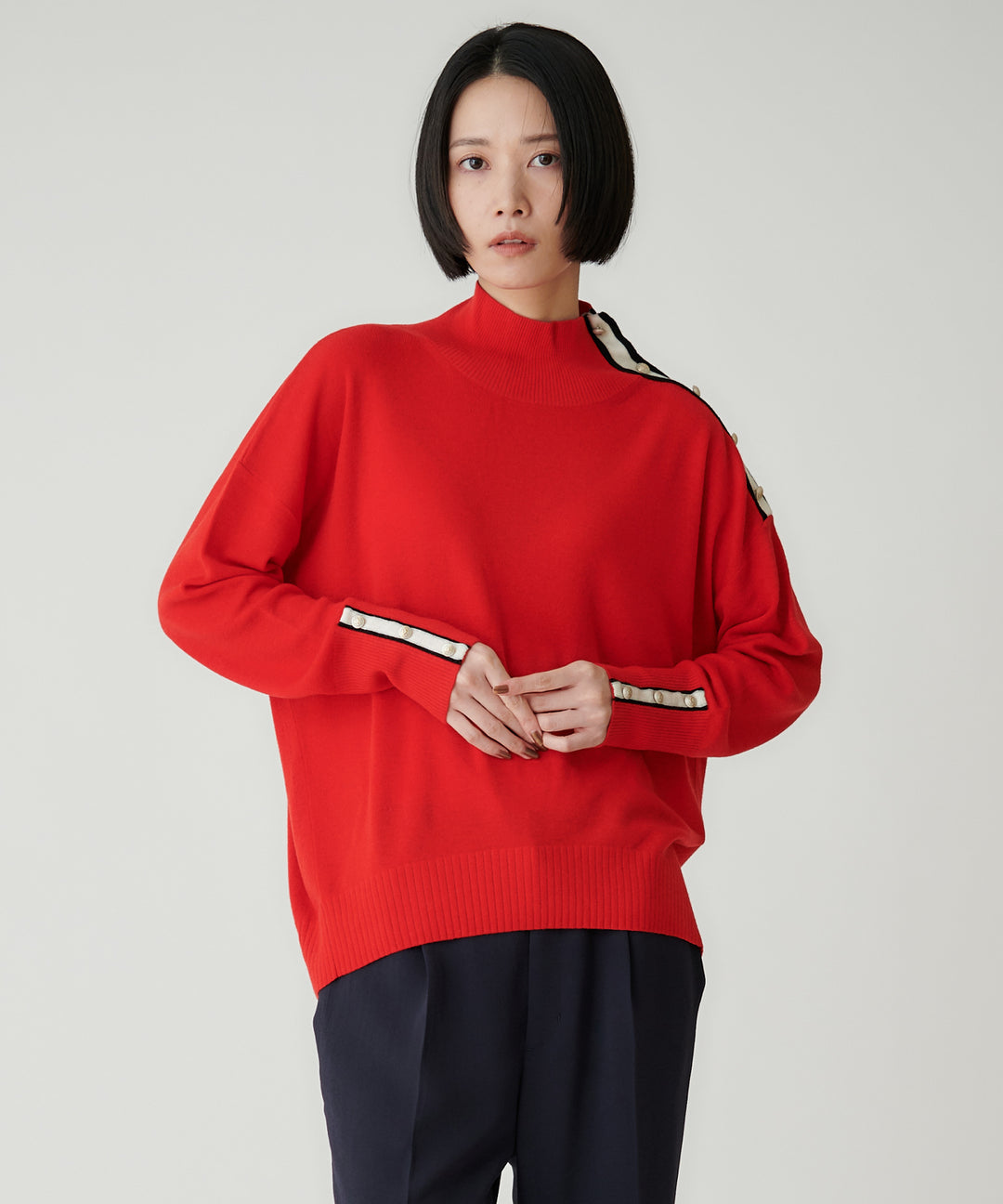 モデル H：167cm / 38 / レッド