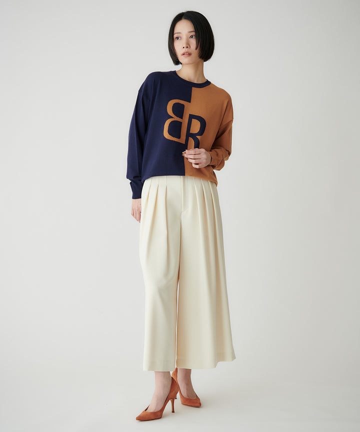 BRロゴ インターシャニットプルオーバー