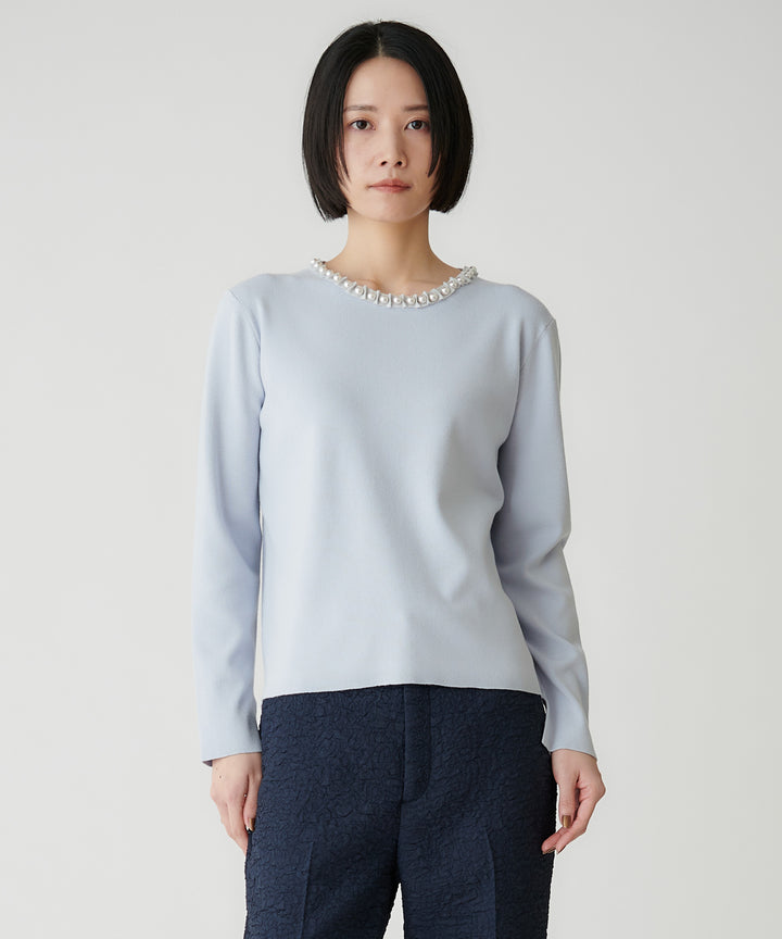 モデル H：167cm / 38 / サックスブルー