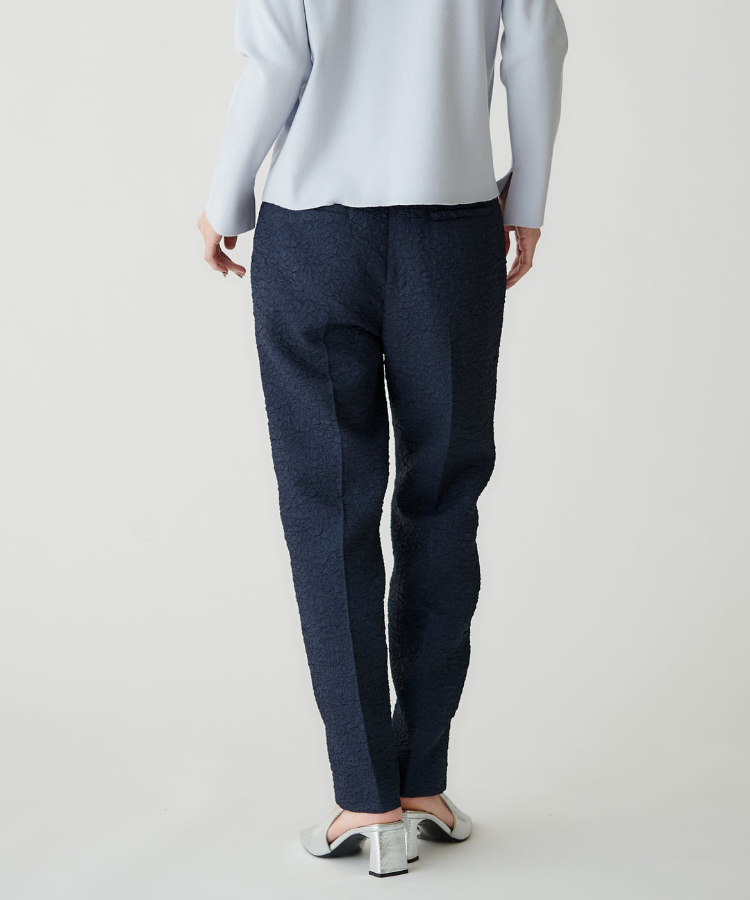 ジャガードテーパードパンツ