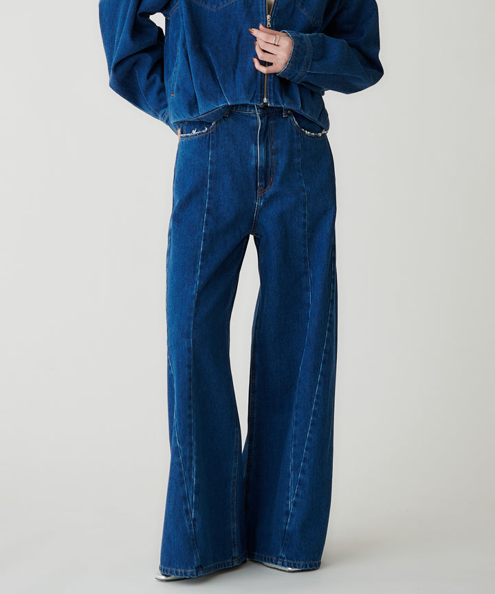 モデル H：167cm / 38 / ブルー