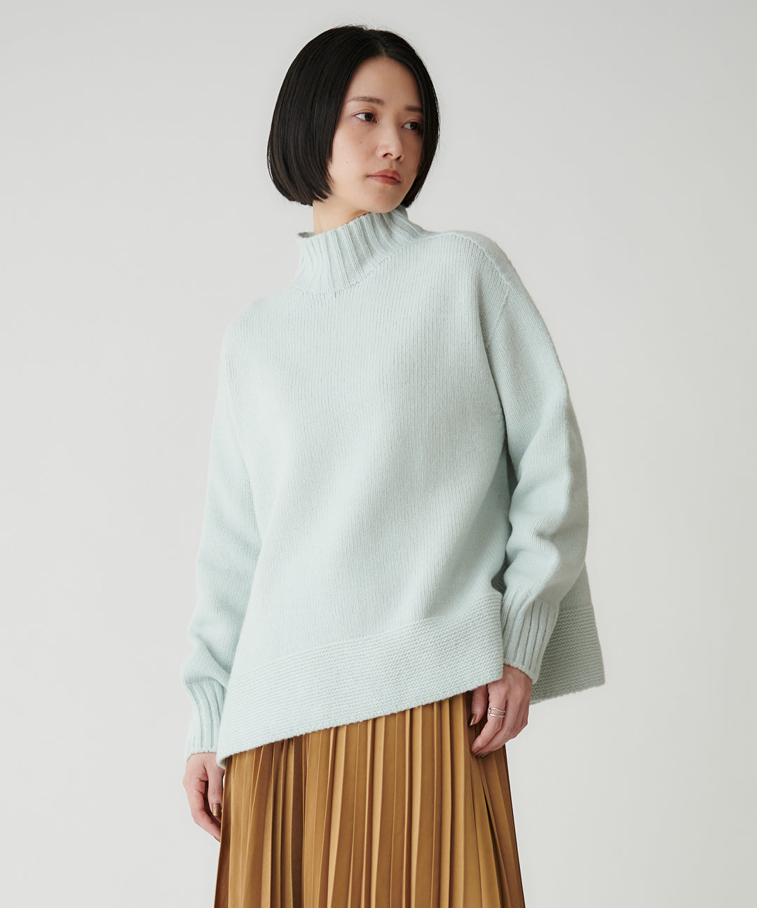 ホールガーメント Aラインニット