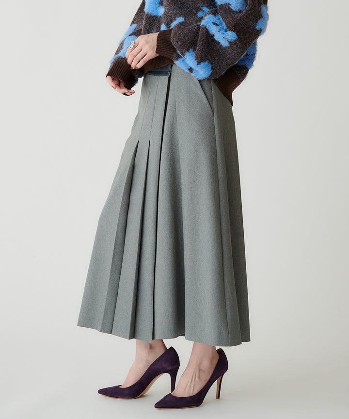 カラーテープウエストマークアシンメトリースカート