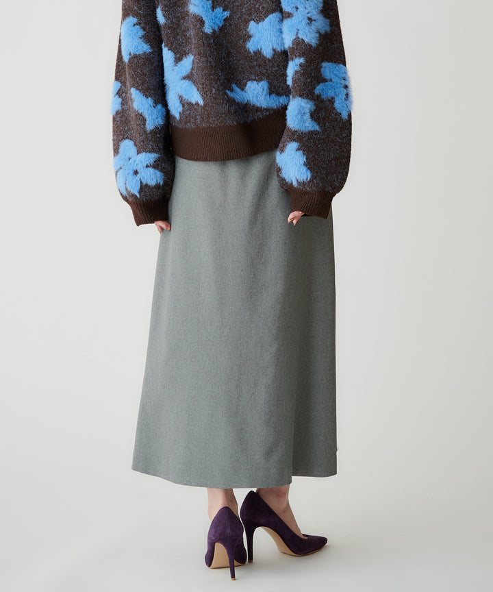 カラーテープウエストマークアシンメトリースカート