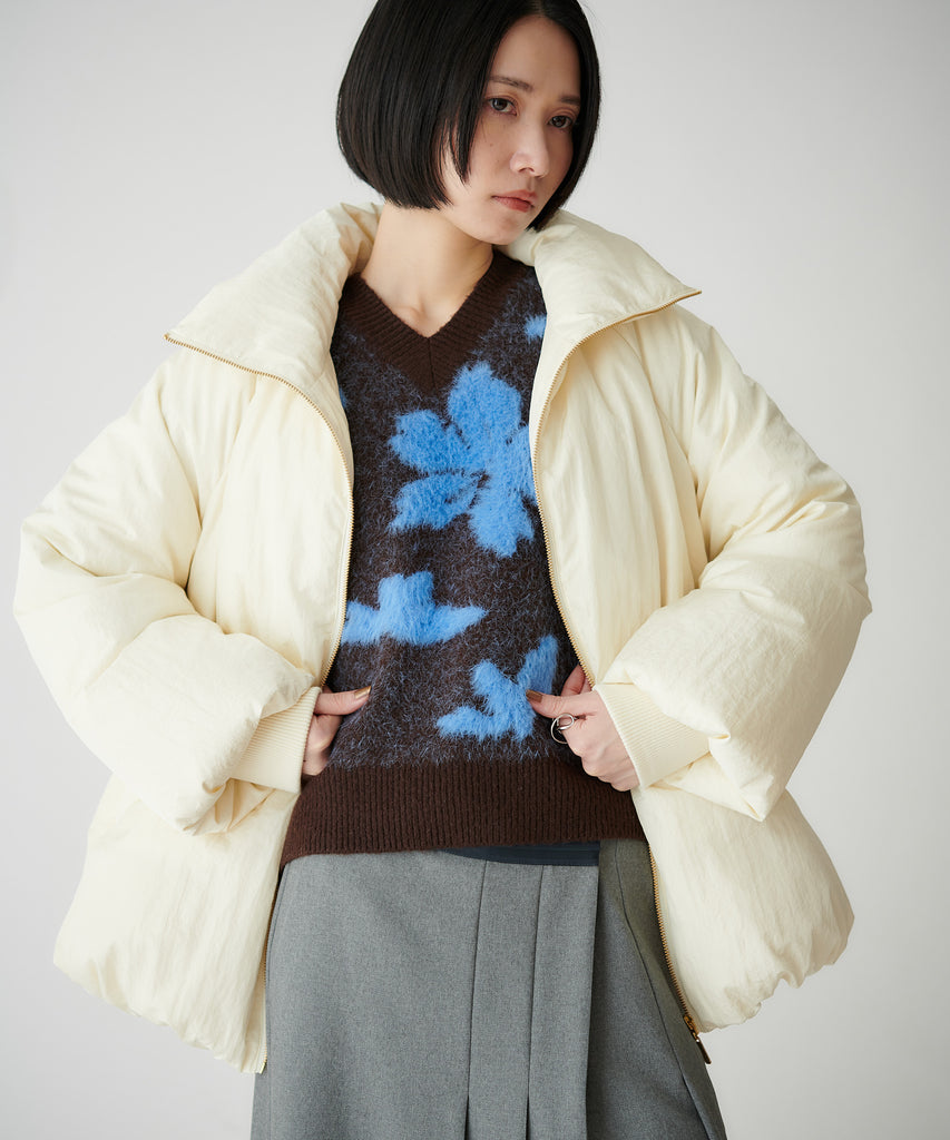 シボタッチAラインダウンジャケット – FACE SANS FARD