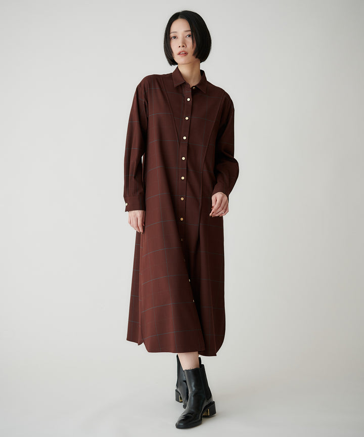 ウィンドペンタックシャツワンピース