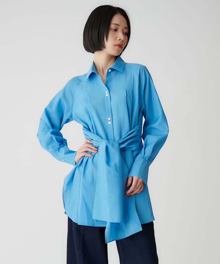 ウエストラップデザインシャツ