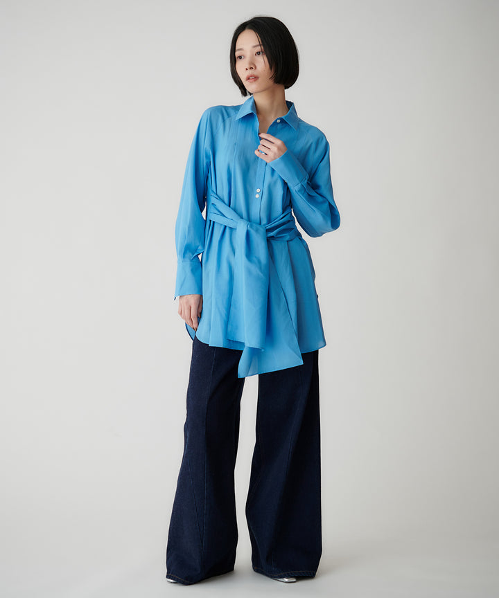 ウエストラップデザインシャツ
