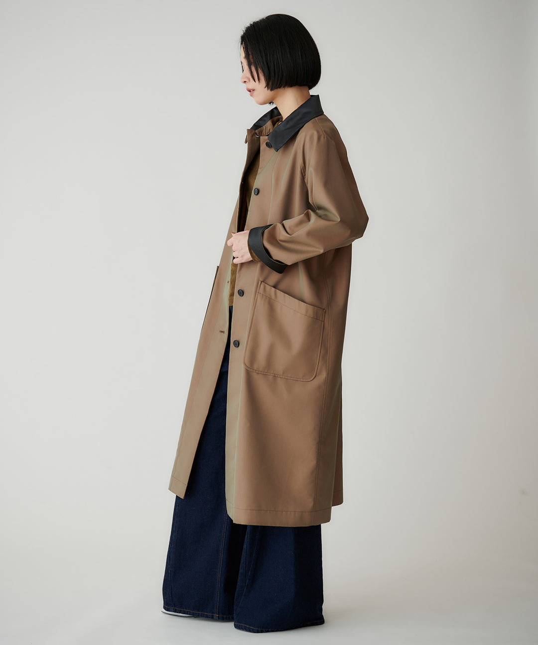 ステンカラーコート