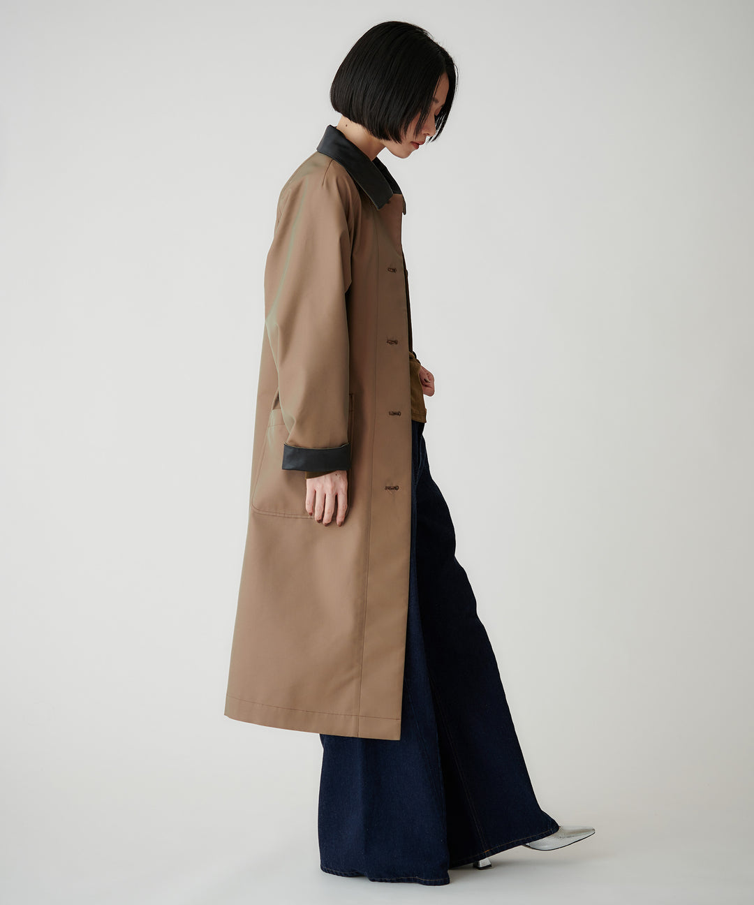 ステンカラーコート