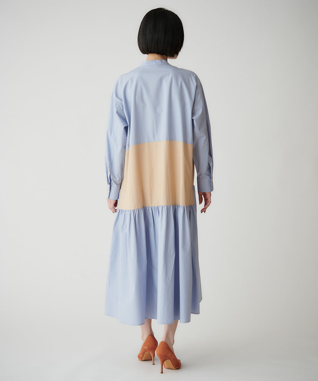 タイプライターティアードデザインワンピース