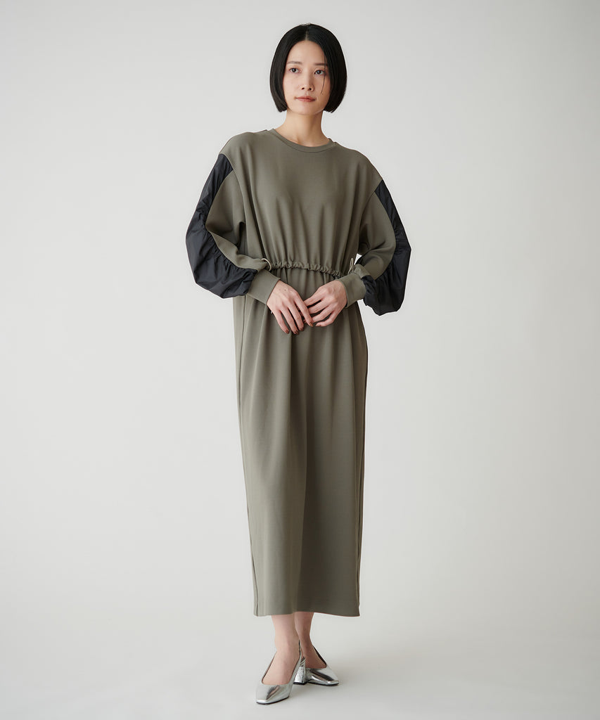 異素材切替ドロストカットソーワンピース – FACE SANS FARD