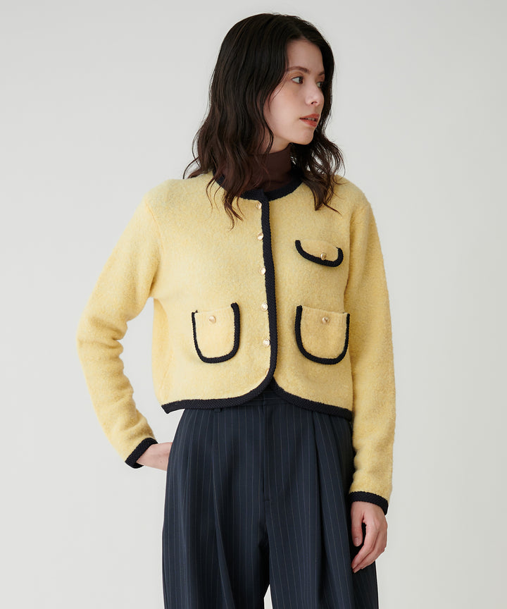 裏起毛フライス指ぬきタートル