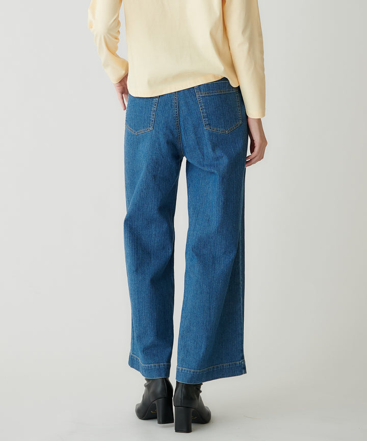 ワイドデニムパンツ