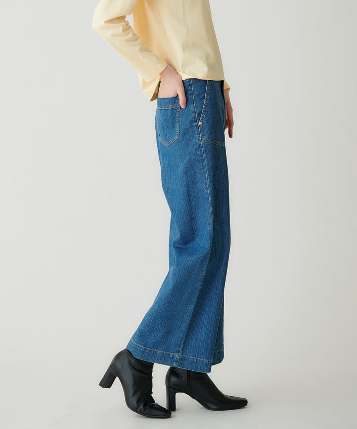 ワイドデニムパンツ