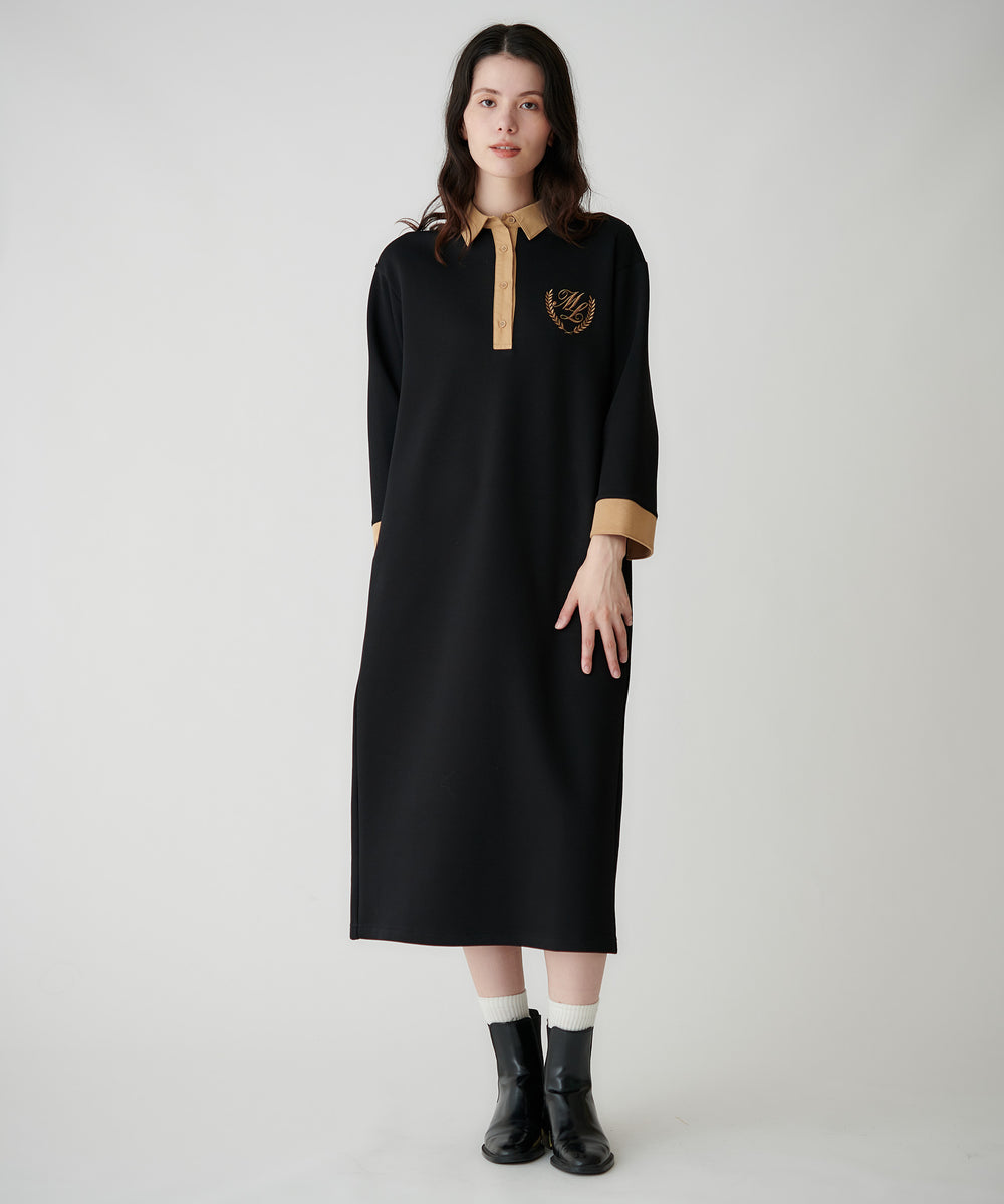 モデル H：173cm / 38 / ブラック＊ベージュ