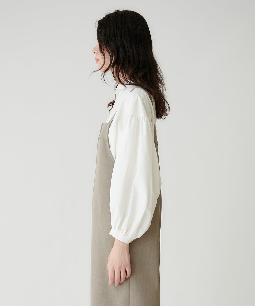 ボリューム袖デザインシャツ