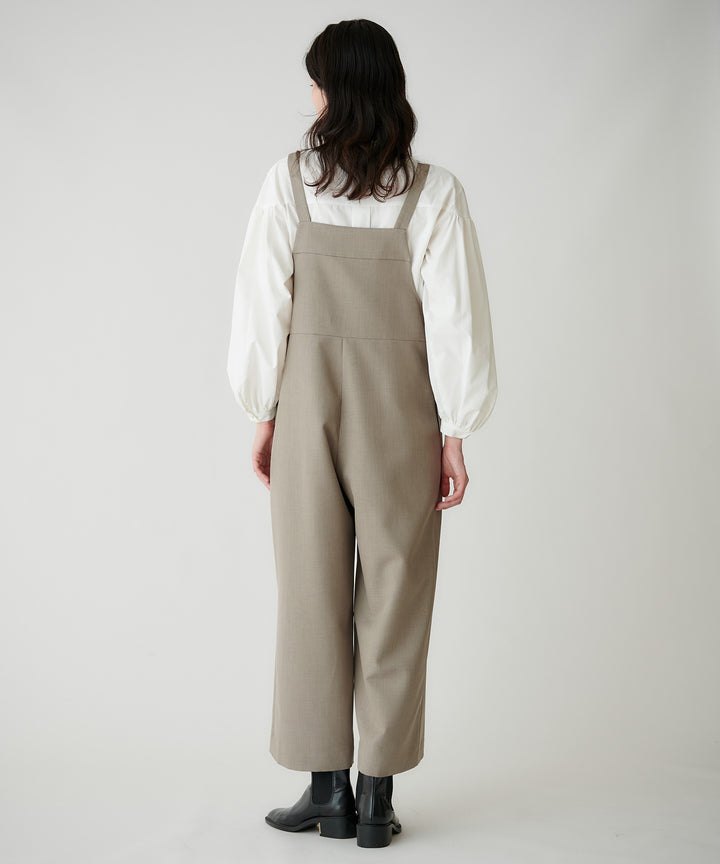 フロントジップサロペット