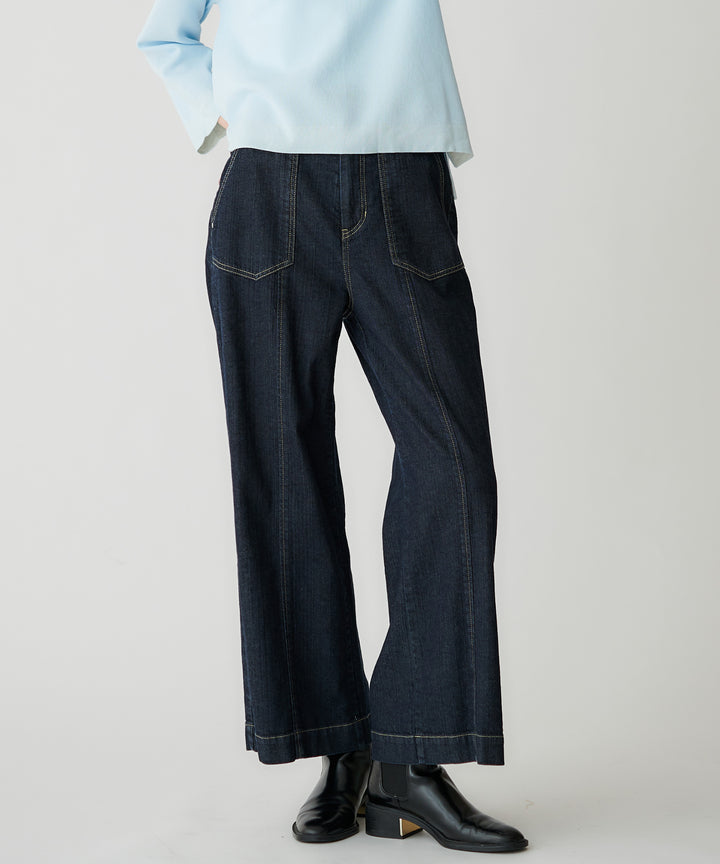 ワイドデニムパンツ