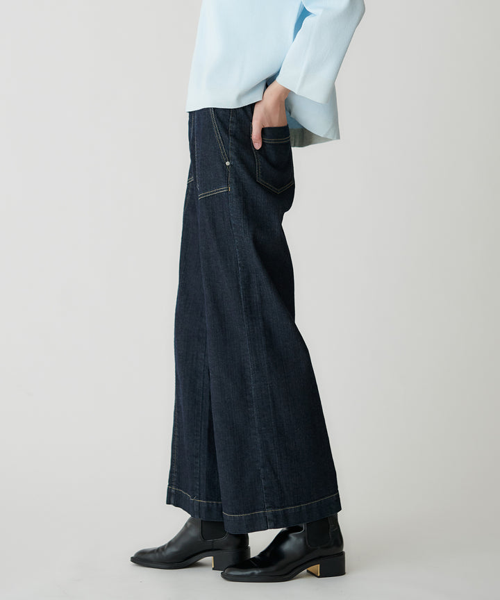 ワイドデニムパンツ
