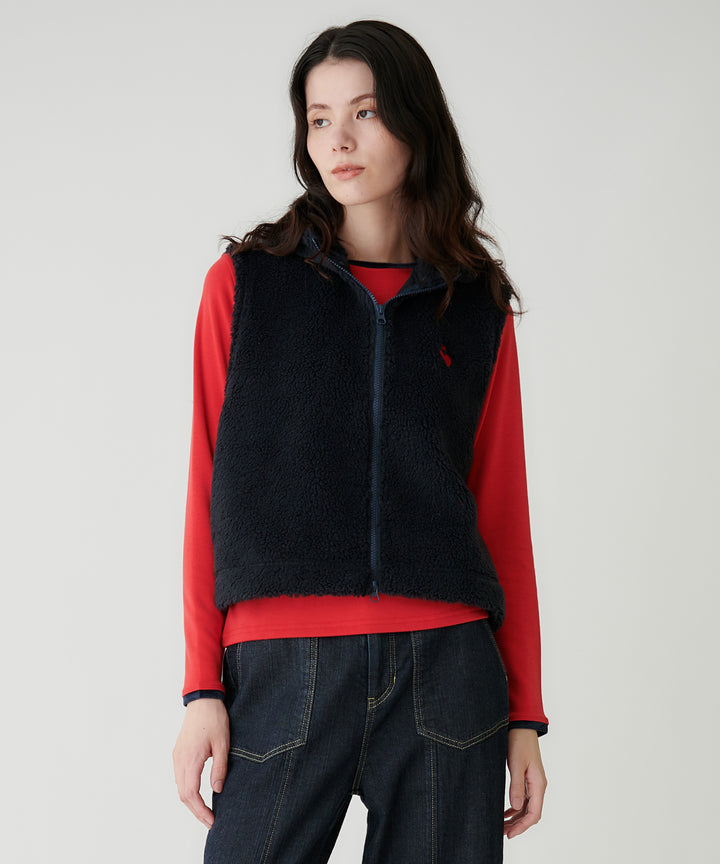 モデル H：173cm / 38 / ネイビー