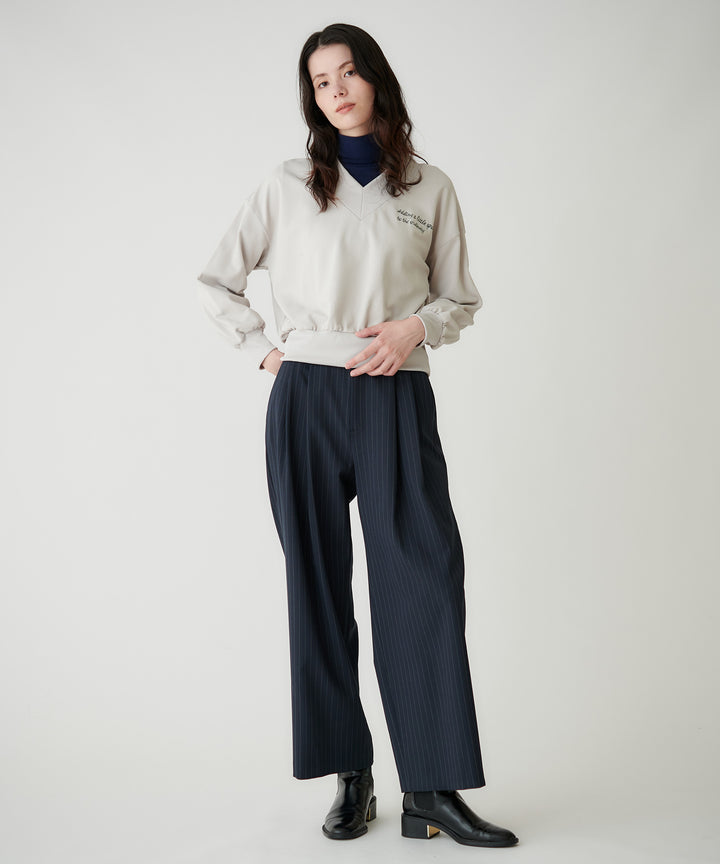 裏起毛フライス指ぬきタートル