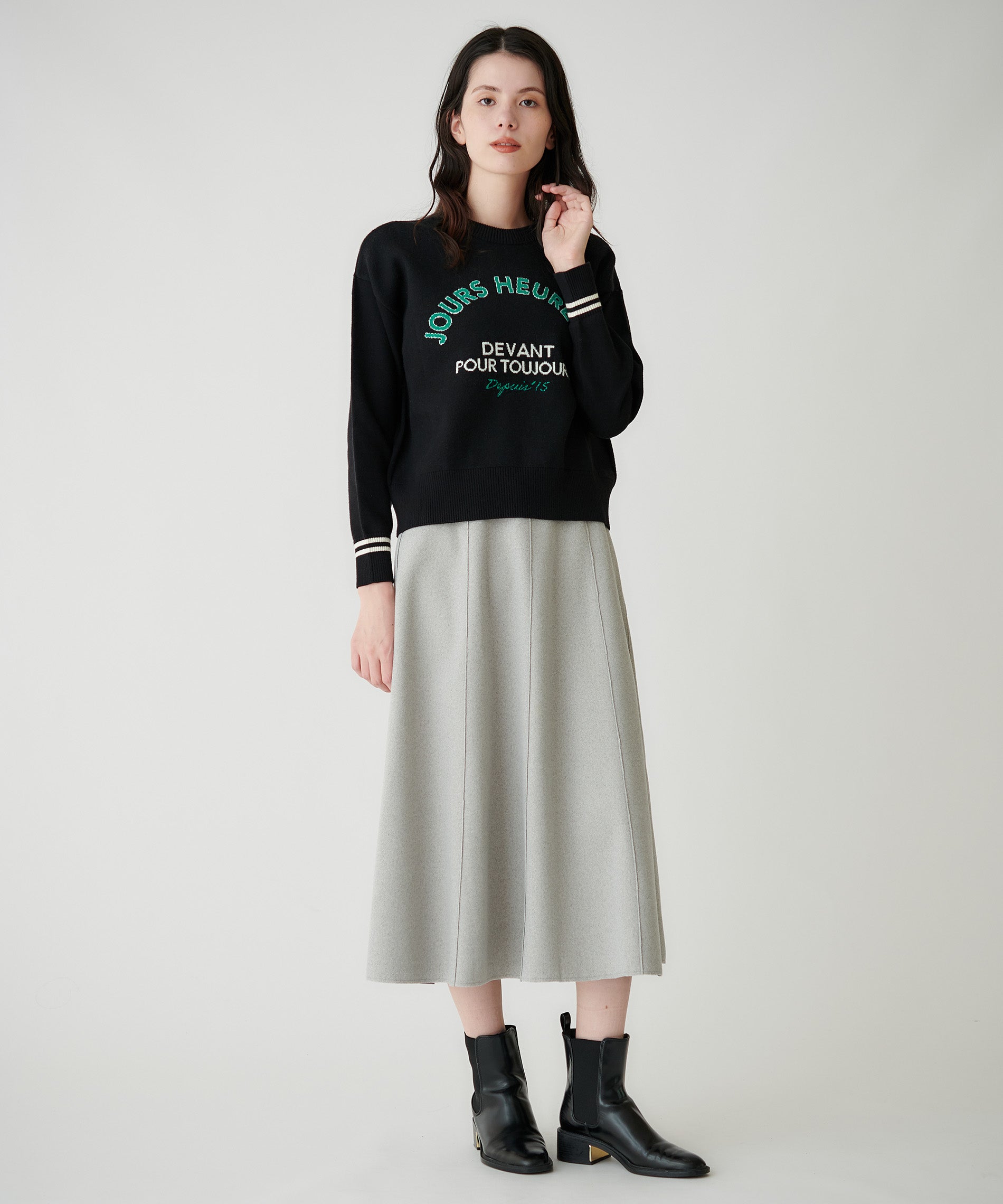 メルトンフレアスカート – FACE SANS FARD