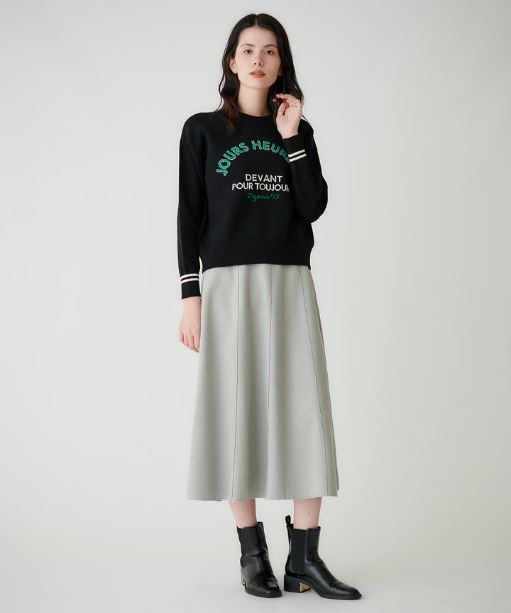 メルトンフレアスカート