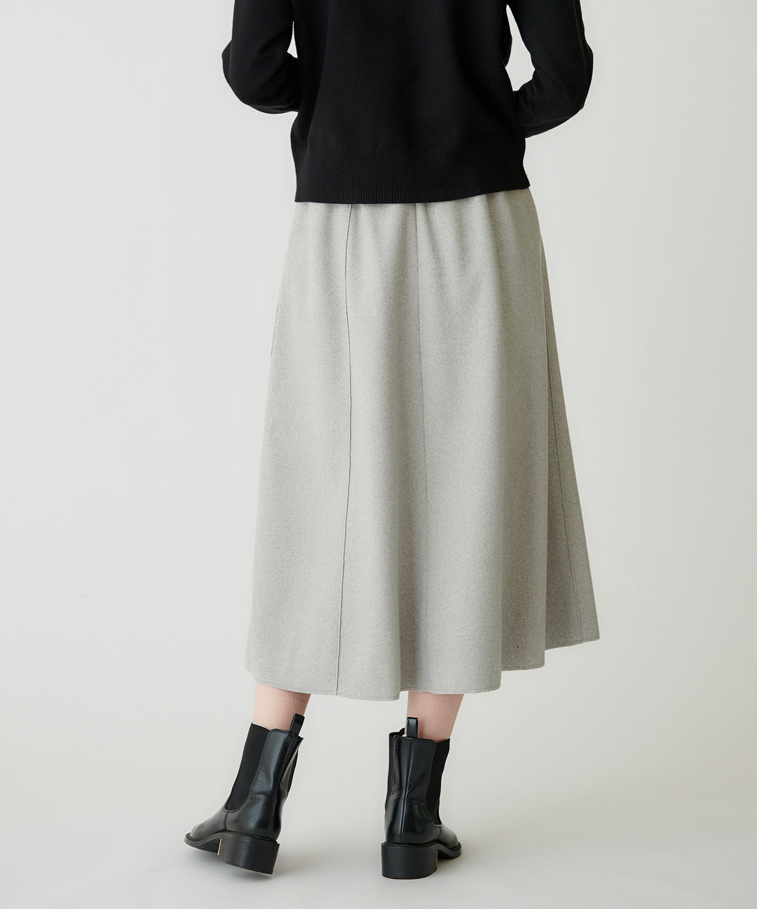メルトンフレアスカート