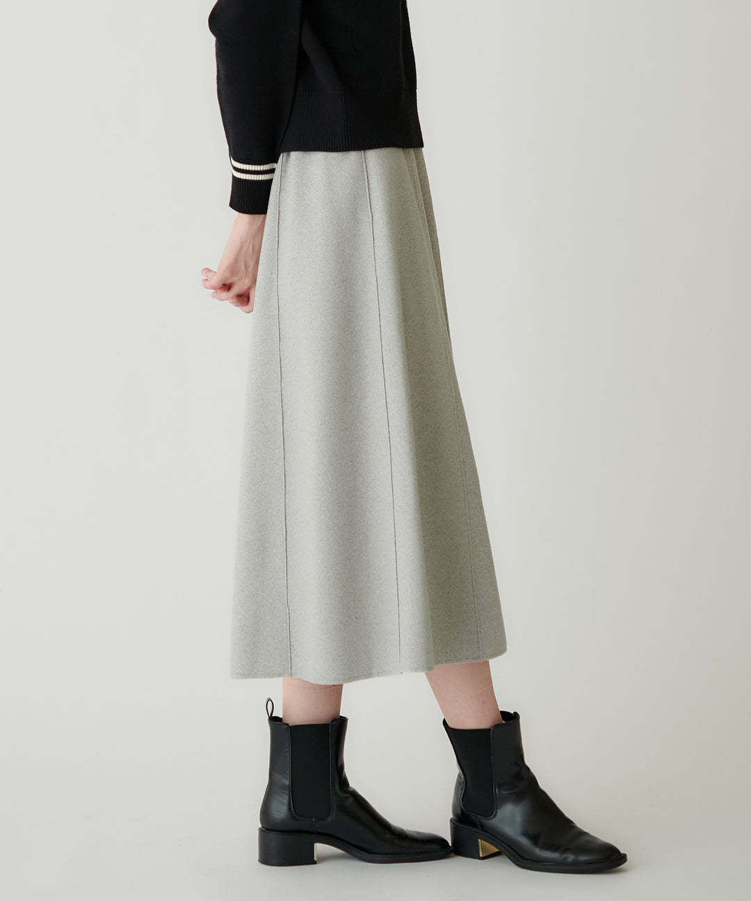 メルトンフレアスカート