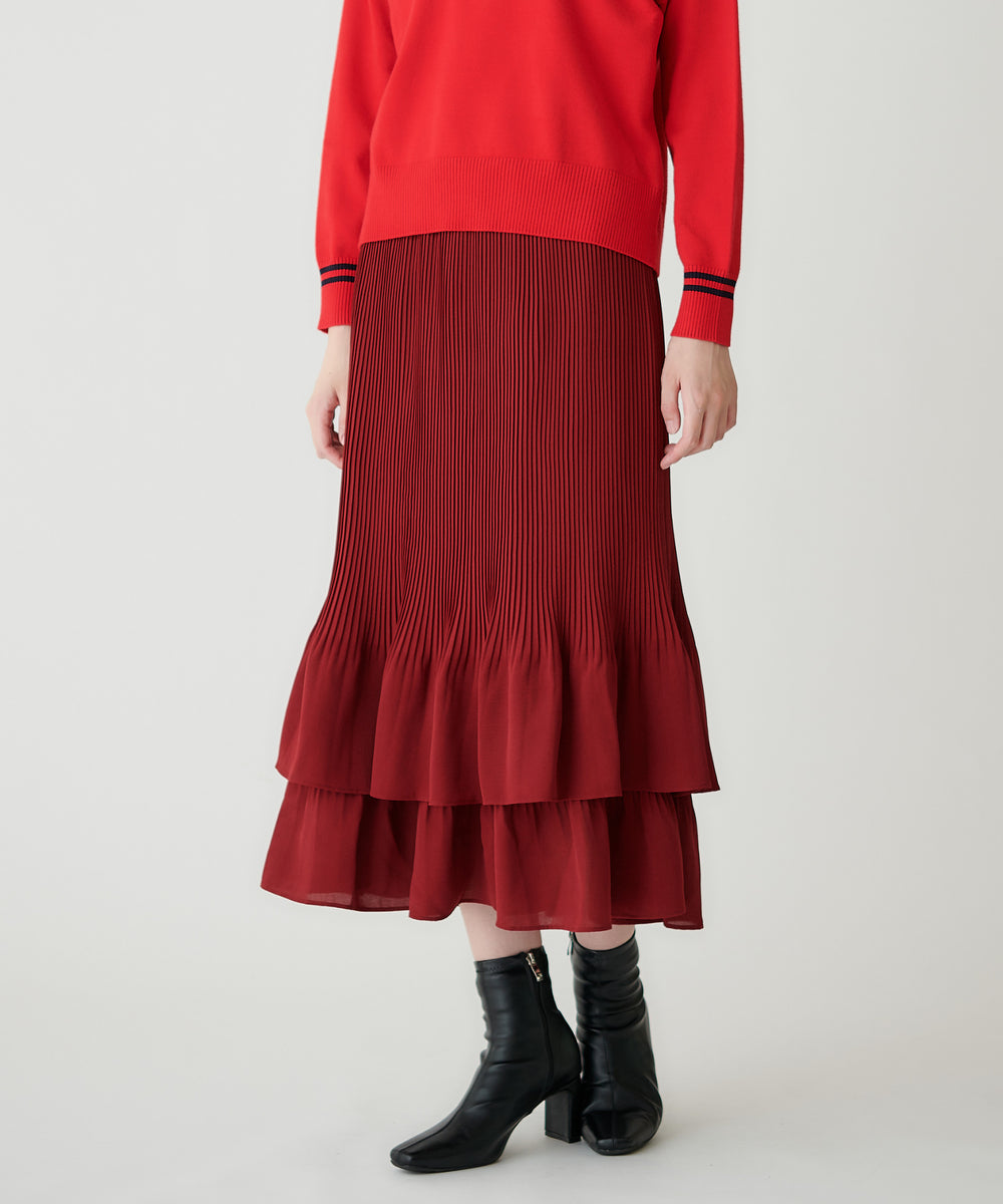 モデル H；173cm / 38 / ボルドー