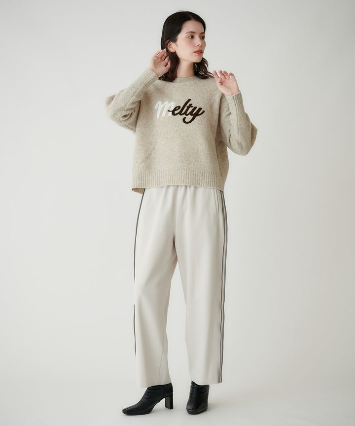 ストレッチポンチガウチョパンツ