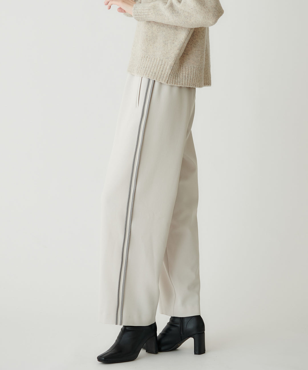 ストレッチポンチガウチョパンツ