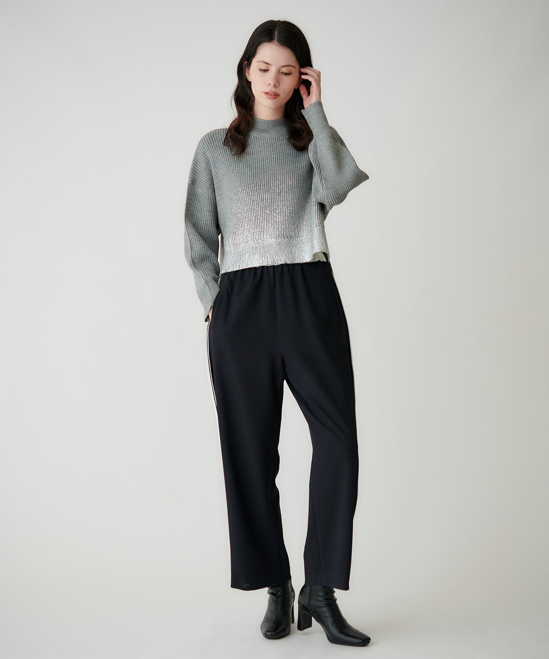 ストレッチポンチガウチョパンツ