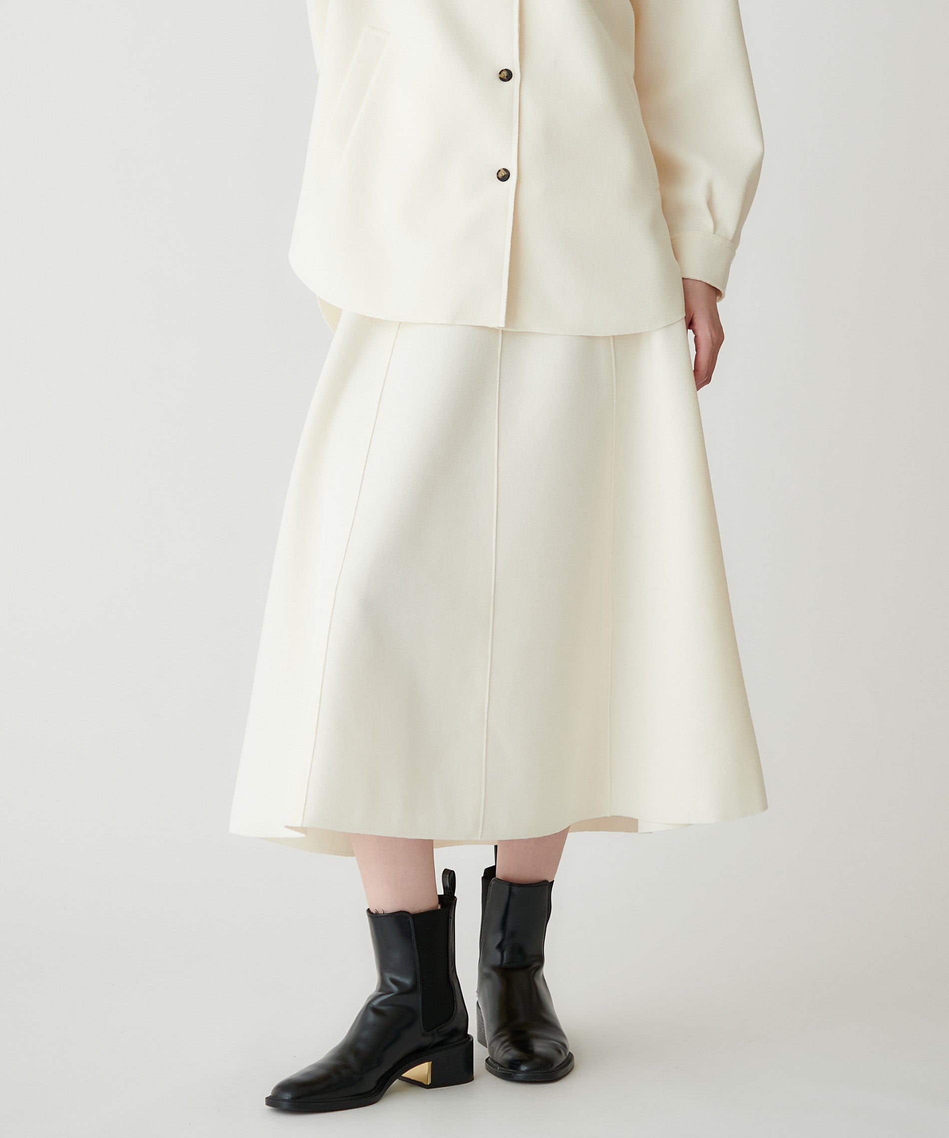 メルトンフレアスカート – FACE SANS FARD