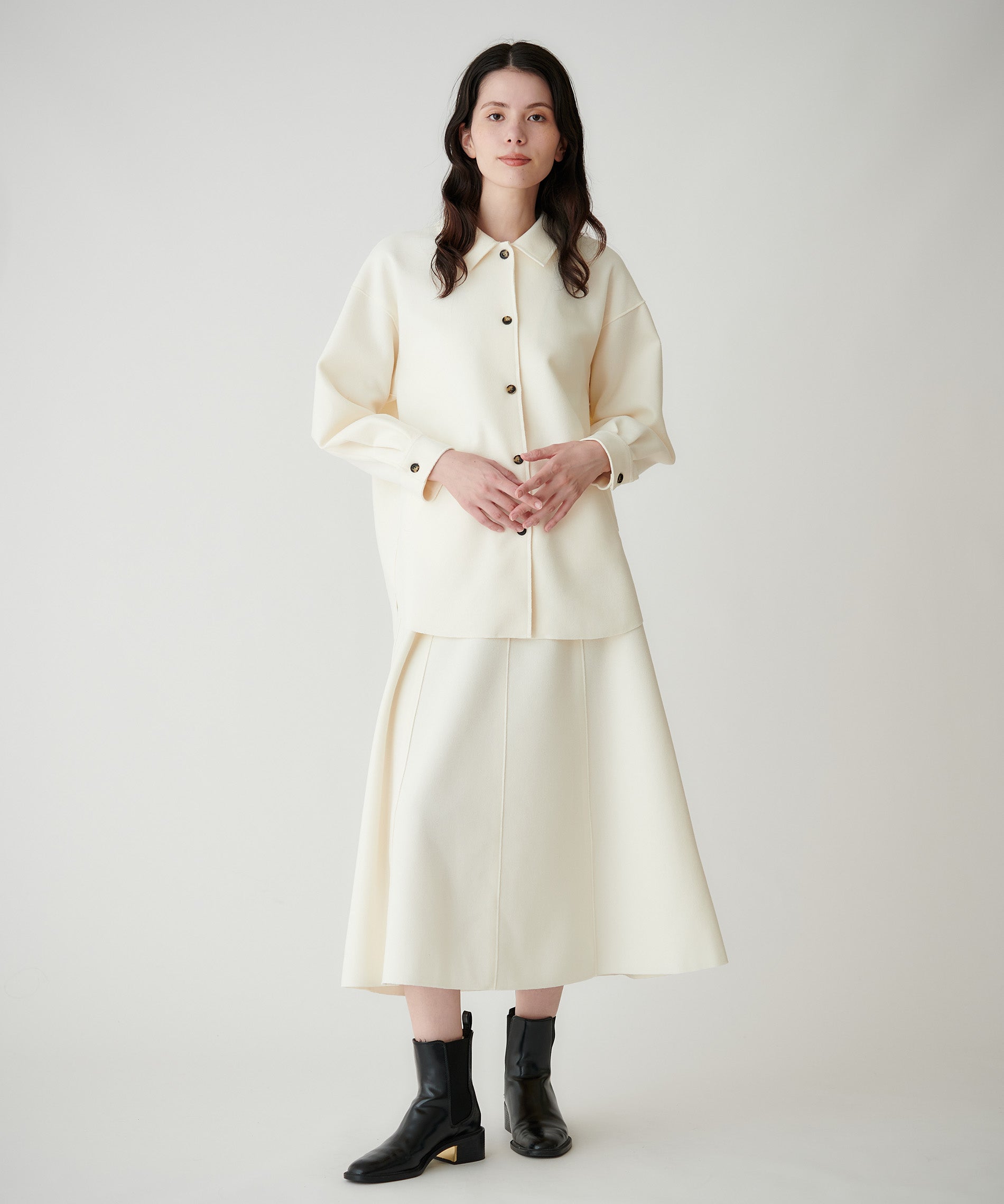 メルトンフレアスカート – FACE SANS FARD