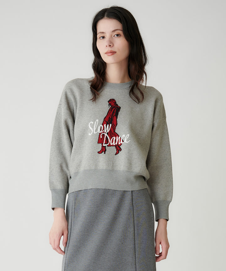 Mylanka柄ジャガードニット