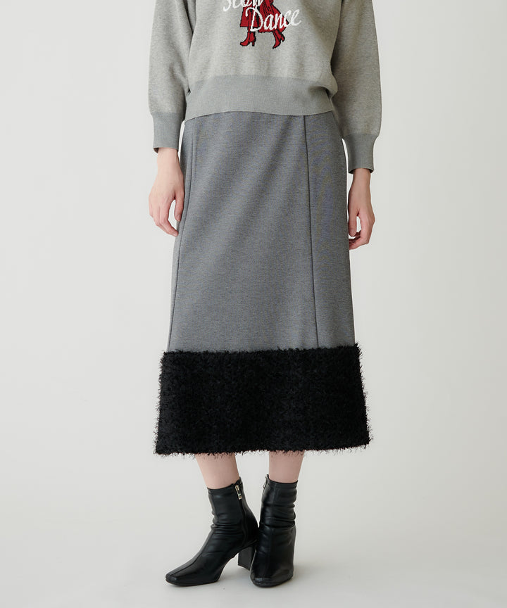 モデル H：173cm / 38 / グレー＊ブラック