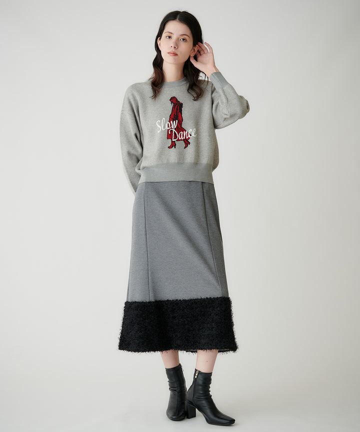 Mylanka柄ジャガードニット