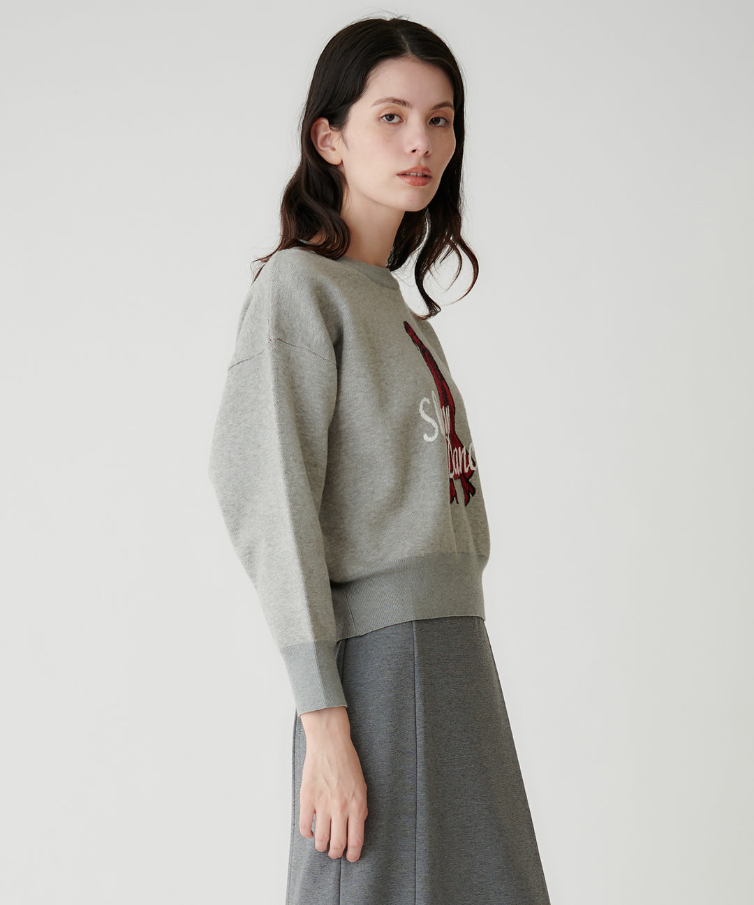 Mylanka柄ジャガードニット