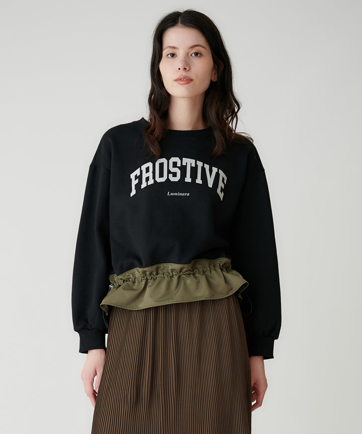 裾ドロストロゴスウェット