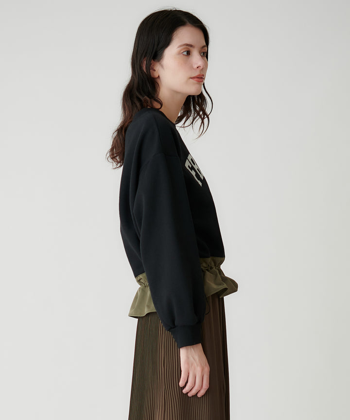 裾ドロストロゴスウェット