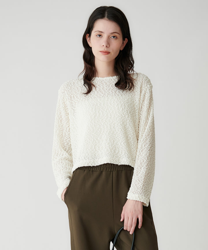 ポコポコレースカットソートップス